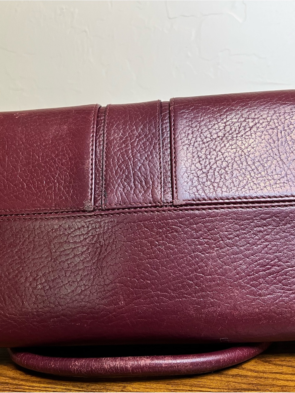 Vintage 1980’s Etienne Aigner Oxblood Leather Doctor-Style Satchel - Picture 5 of 9
